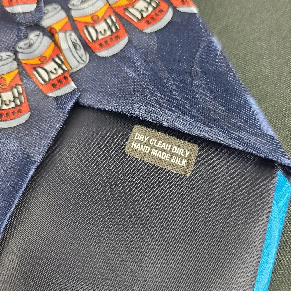 Homer Simpson/ Duff Beer Silk Tie